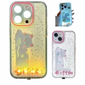Kitten LED Light-Up Phone Case - Multicolor IPhone 14 Pro Max